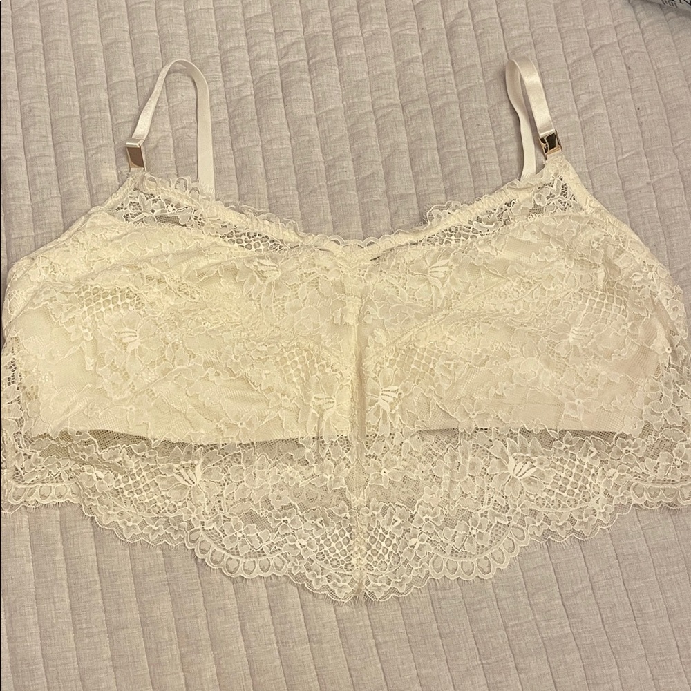 Aerie show off Lace Corset Bra Top